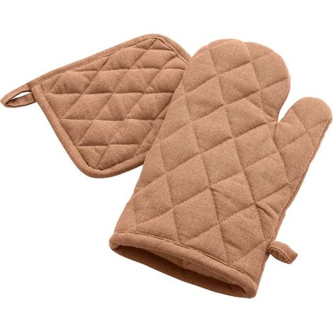Gant & Manique de Cuisine "Gourmet" 30cm Mocha (1/3)