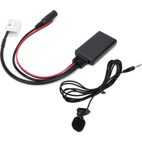 Accessoires auto : câble audio AUX, adaptateur microphone Bluetooth 5.0 pour Mercedes-Benz W169, W221, W251 et W245 (1/5)