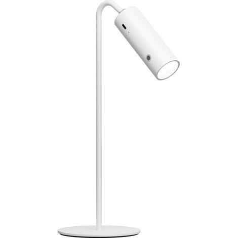Lampe de table LED sans fil, 6 en 1, rechargeable, à intensité variable, avec LED tactile, blanche, 3 modes de couleur, applique murale magnétique réglable à 360°, USB-C (1/5)