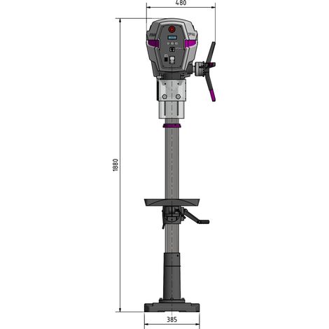 TALADRO COLUMNA /SOBREMESA  400V OPTIMUM 3020640 (1/5)