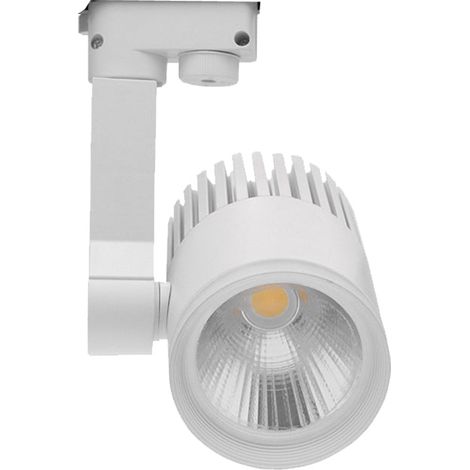 Foco Carril Led 4 Vías Monofásico 7w 4000k
