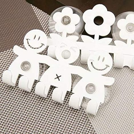Support De Brosse A Dents - Ventouse Murale Salle De Bain - Plastique Ecologique - Taille Unique (1/5)