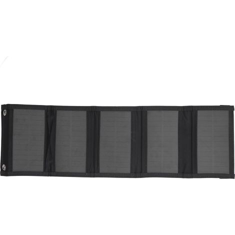Chargeur solaire 5V 12W avec panneau solaire pliable et sortie USB (1/5)