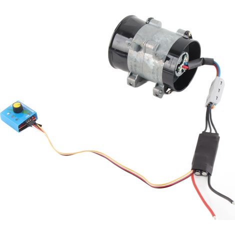 Turbocompresseur électrique haute vitesse 12 V avec régulateur de vitesse, ventilateur d'admission d'air 380 W pour voiture (1/5)