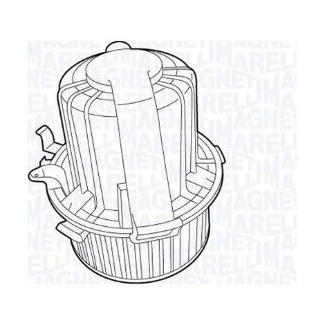 Pulseur d'air habitacle Magneti Marelli 069412710010 CITROËN 6441AJ