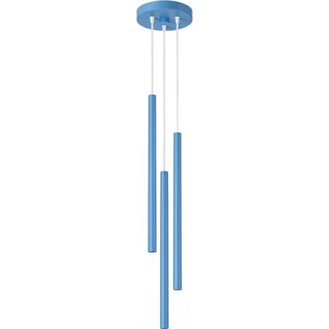 Lampade a sospensione PASTELO azzurro 19.5x115x19.5cm Sollux (1/5)