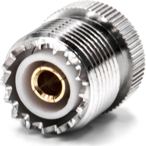 vhbw MCX Adapter (m) to UHF PL-259 socket for LAN Devices, Coaxial Cables, WiFi Antennae, Radio Scanners & Transceivers - HF Coaxial Adapter (1/3)