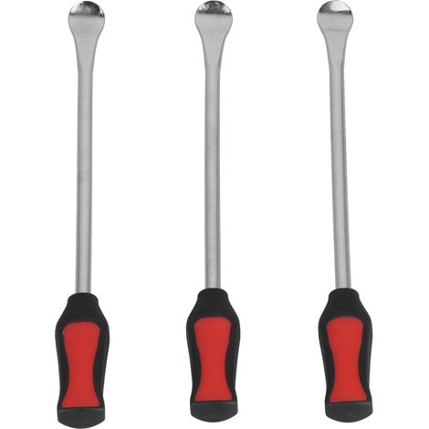 3 Leviers Démonte-pneus en Acier, Kit de 3 Pièces pour Machines de Chantier, Outil de Montage de Pneus, Spatules de Levier Robustes (1/5)