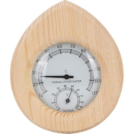 Sauna-Hygrothermograph, Innentemperatur- und Feuchtigkeitstester, Messwerkzeug für Sauna, Badezimmer und Inkubatoren