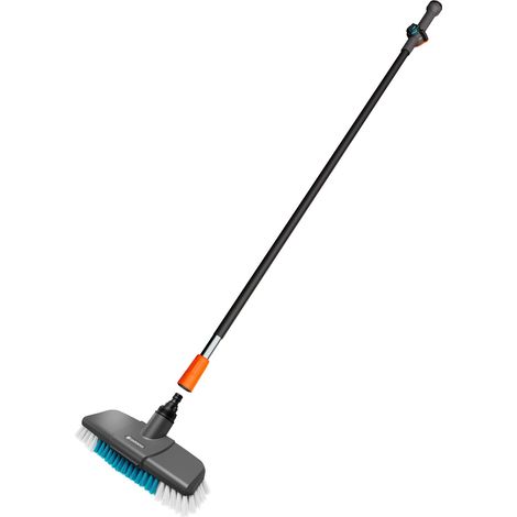 Gardena Cleansystem Brush Hard & 150cm Handle Large Patio Path Cleaning