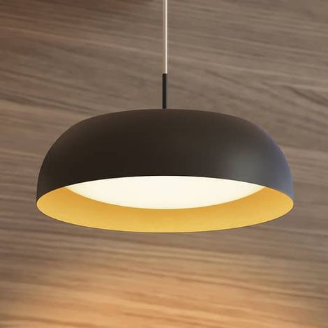[GEBRAUCHT] B-Ware Arcchio Karuna Led Hängeleuchte Hängeleuchte Lampe Leuchte Schwarz Gold Metall