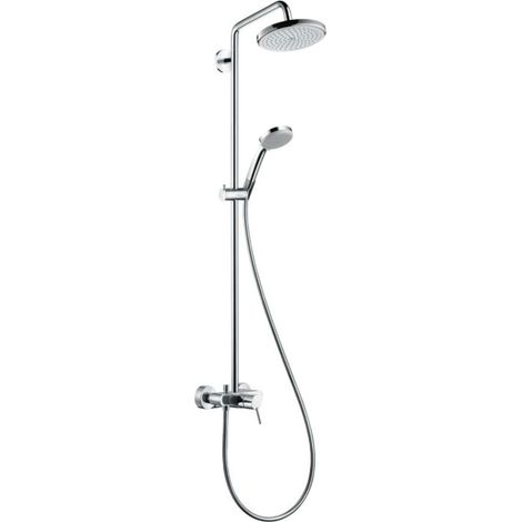 Tubo de ducha Croma 220 1jet de hansgrohe con mezclador (1/3)