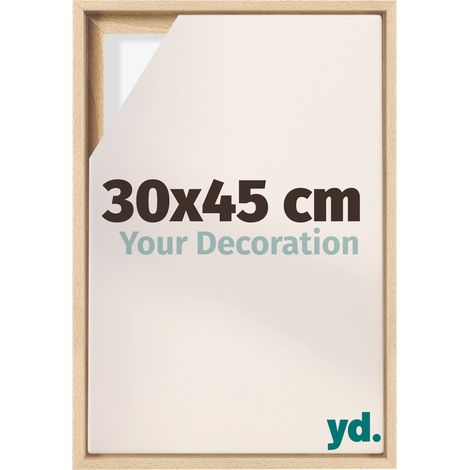 Your Decoration - Cadre flottant  - Hetre - Cadre en caisse américaine pour toile sur chassis - MDF - Lyon (1/5)