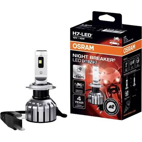 [NEUWERTIG] B-Ware Osram 64210 Dwnbg2 Led Leuchtmittel Night Breaker Led H7 16 W 12 V Leuchte La158