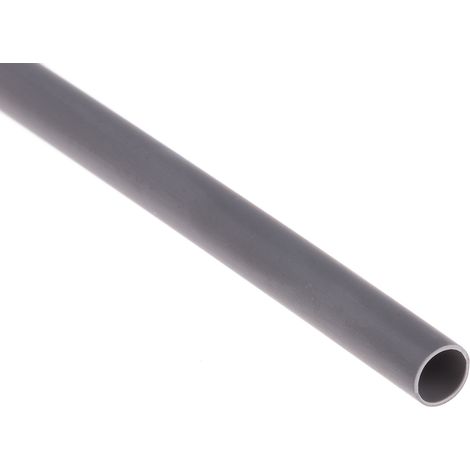 Gaine thermorétractable RS PRO, Dia. 4.8mm Gris rétreint 2:1, 1.2m ( Prix pour Sachet de 1 )