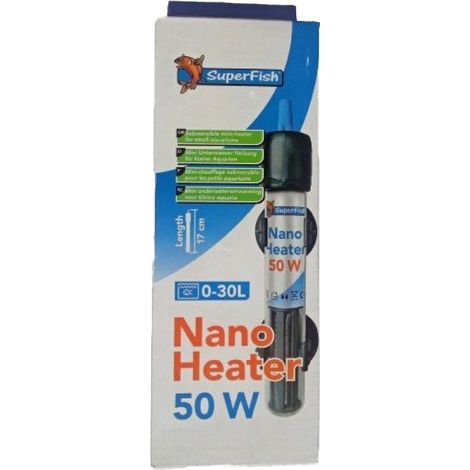 Chauffage thermostat 50W pour nanos : Superfish nano heater (1/3)