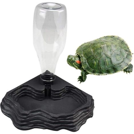Distributeur D Eau Automatique - Fontaine A Boire Pour Reptiles Tortues Lézards - Système À Siphon - Anti-dérapant - 1 Pièce (1/5)