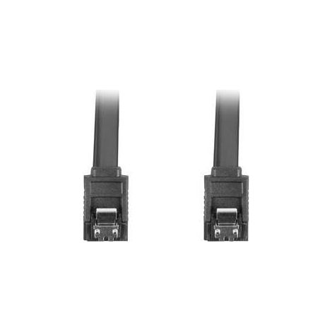 CA-SASA-14CU-0050-BK cable de SATA 0,5 m SATA 7-pin Negro (1/3)