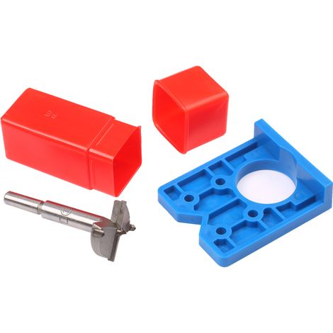 Gabarit perçage charnière 35 mm – Guide trou invisible – Accessoire porte et meuble – Menuiserie bois
