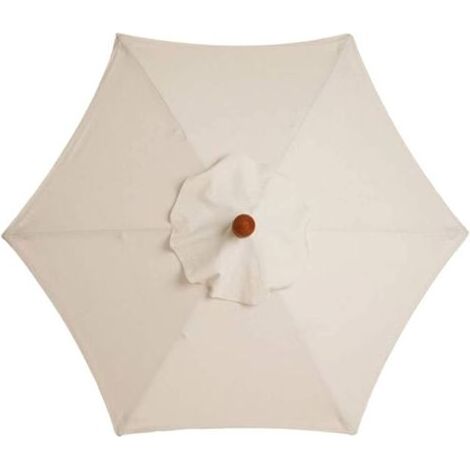 1 - Housse de parasol - Auvent de rechange - Résistant aux UV et respirant - Pour terrasse jardin piscine - Blanc - 270x270cm (1/5)