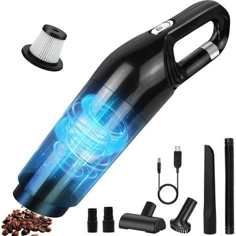 Batterie Handstaubsauger voiture Mini Staubsauger brosse Tierhaare (1/5)