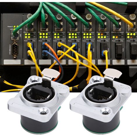 Stück RJ45-Leiterplatten, feuerhemmendes, langlebiges Isoliermaterial EL® RJ® WH5 Spritzgussplatine (1/5)