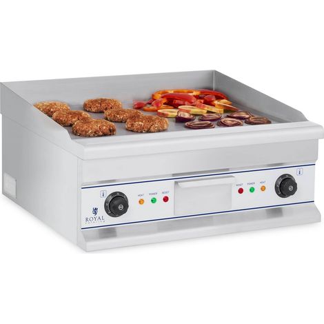 Double plancha électrique - Royal Catering - Longueur : 54 cm - Puissance : 2 × 3.750 W (1/5)
