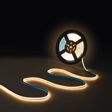 Striscia LED COB 24V DC - Monocolore - FREE CUT - 11W/m - 8mm - (1/5)