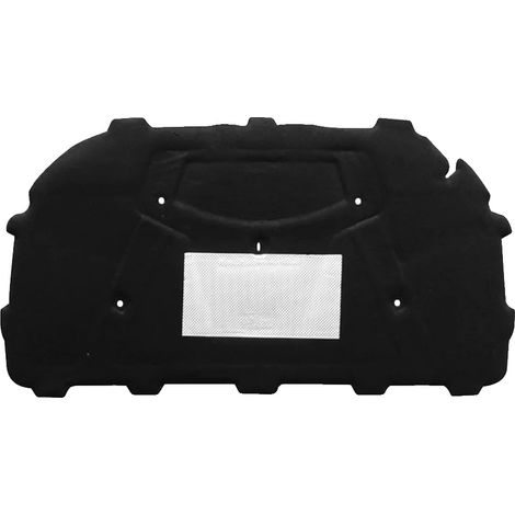 Alfombrilla aislante para capó, reducción de ruido, barrera térmica, negra (1/2)