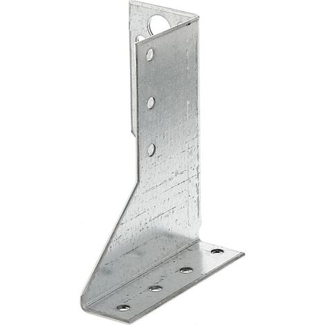 Support U type A à ailes extérieures gauche 25 x 140 mm – Acier galvanisé sendzimir – Marque