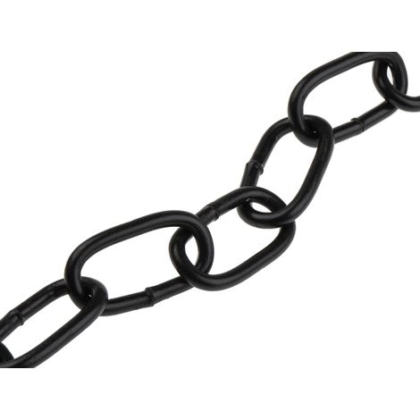 Rs Pro – Chaîne de liaison acier laqué 3mm – Longueur 10m – Charge 50kg – Maille 21mm – Pour applications lourdes (1/2)