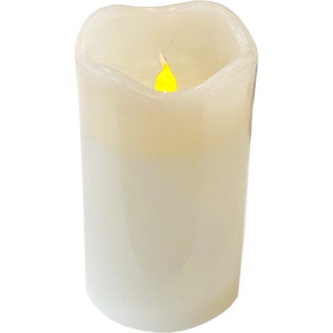 LED Echtwachskerze 5 x 6,5 cm-MYW52745