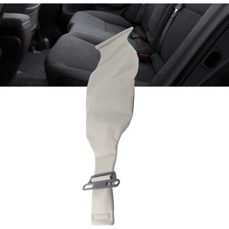 (Exclusivité Asie du Sud-Est) Support lombaire pour voiture, coussin lombaire gonflable, dossier de soutien lombaire pour siège conducteur, similicuir gris (1/5)
