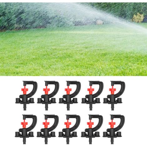 Refraktionsdüsen-Sprühsystem, 10 Refraktionsdüsen Typ G, Mikro-Rotationsdüsen-Sprinkler für Gewächshäuser (1/4)