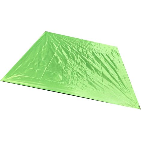 Tapis de sol imperméable d'extérieur en tissu Oxford, couverture de pique-nique isolante pour le chaud et le froid, idéale pour le camping et les fruits (vert). (1/5)