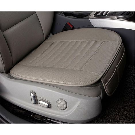Coussin Siège Voiture - Charbon De Bambou - Universel - Transpirant Et Confortable - Pour Siège Auto Ou Bureau - 1 Pièce (1/5)