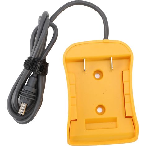 Adaptador de batería de 18V/20V y cable de alimentación de CC de 18 AWG para Mini (DCB183, DCB200, DCB201, DCB203, DCB204, DCB206) (1/5)