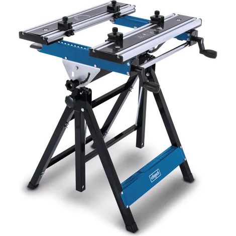 Mesa plegable móvil SCHEPPACH UWB1000 - Carga máxima 100 kg - Altura de trabajo de 770 a 1070 mm