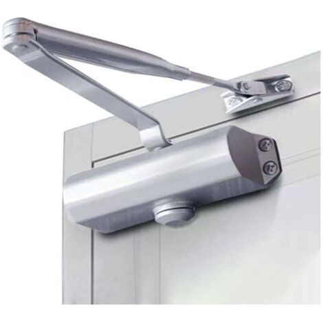 Chiudiporta automatico regolabile con portata fino a 45-85 kg (1 pz), chiudiporta automatico idraulico con braccio a bussola rotante, ideale per casa, negozio e ufficio.