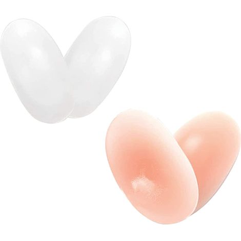Épaulettes pour vêtements féminins, confortables et invisibles, en silicone souple et antidérapant, adhésives et réutilisables. (1/5)