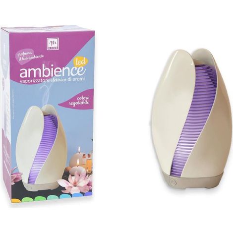 Diffusore elettrico di fragranza aromi oli essenziali con led per ambienti