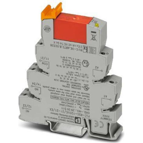 Phoenix Contact PLC-RSC-120UC/21-21/EX Modulo relè Tensione nom.: 120 V/AC Corrente di commut. max.: 6 A 2 scambi 10 pz (1/4)