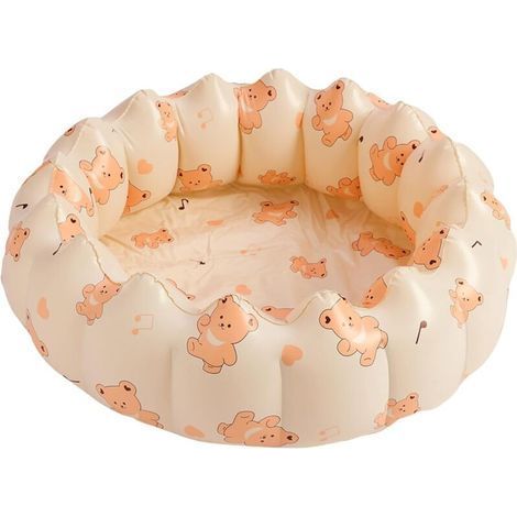 Piscine gonflable pour enfants, utilisable à l'intérieur ou à l'extérieur, baignoire avec fond souple. (1/4)