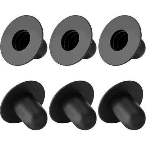 Bouchons de rechange pour orifices de pompe de filtration - Lot de 6 - Compatibilité universelle avec les piscines gonflables et accessoires (1/5)