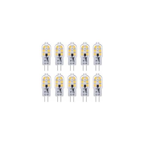 MINKUROW G4 Bombilla Led 12v 2w Blanco Frío 6000k, 200lm, Bi-Pin G4 Equivalente A Halógeno 10w 20w, Lámpara Led G4 12v Ac/Dc Para Camper Van/Cocina Campana, No Regulable, Paquete De 10 (1/5)