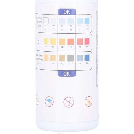 Papier de Test AquaPro 3 en 1 Spa Piscine pH Alcalinité Brome Chlore Libre (1/5)