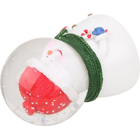 Boule de Noël lumineuse LED en forme de bonhomme de neige, adorable décoration de bureau à offrir (1/5)