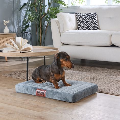 Paws for Slumber Orthopedic Pet Bed, Grey, Small