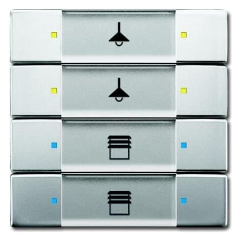 Poussoir 4 Touches Multifonctions Acier Inox 2CKA006117A0239 ABB 587292