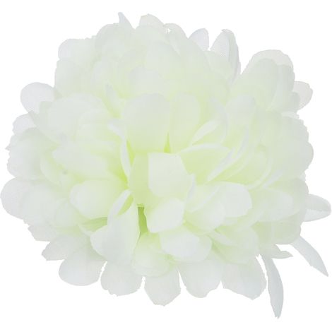 Guirlande de 50 fleurs de souci artificielles couleur crème, 10 cm, idéale pour les mariages, la maison et la décoration de Noël. (1/5)